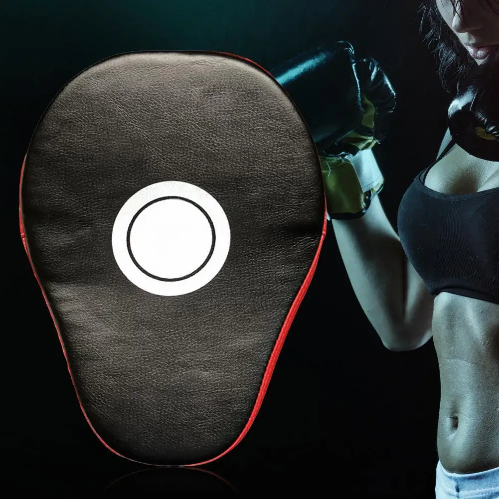 

Полезные изогнутые перчатки для кикбоксинга, Накладка для ног, искусственная кожа, усиленные швы, 1 шт.