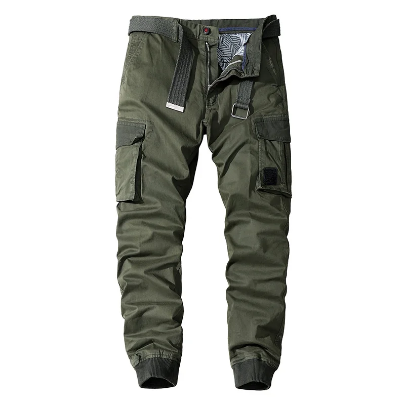 

Military Camouflage Men's Cargo Outdoor Trekking Pants Multi Pockets Army Cotton Pencil Trousers Male