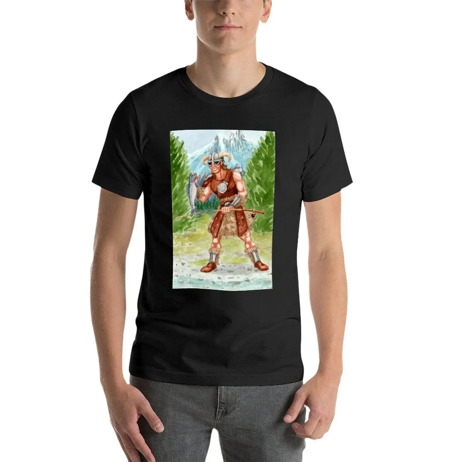 Футболка Fly Fishing Dragonborn баскетбольные футболки с рисунком дешевые вещи летние топы