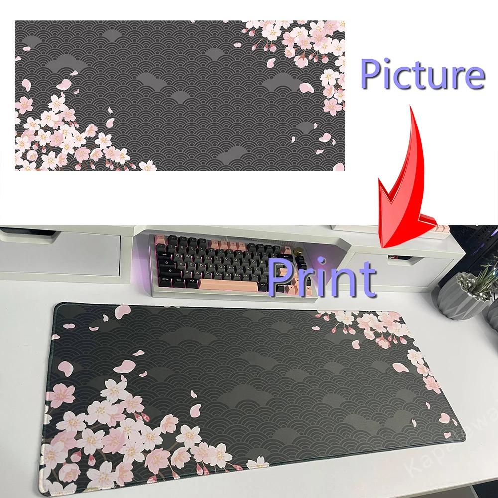 Большой игровой коврик на заказ размером XXXL офисный для мыши коврики клавиатуры