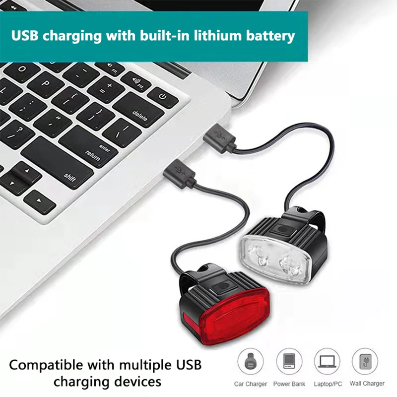 Велосипедная фара с зарядкой через USB водонепроницаемая велосипедная 4/6 режимов