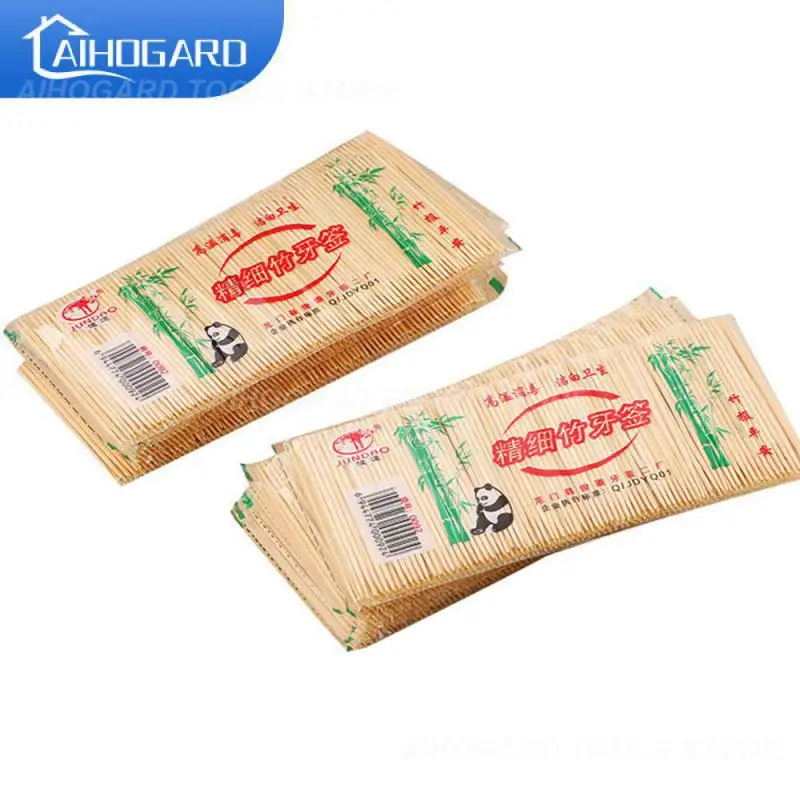 

Товары для отеля двухсторонние зубочистки для ресторана бамбуковые зубочистки для дома натуральные зубочистки кухонный стол инструмент прочный