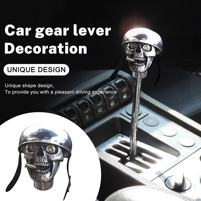 Черепа солдатская ручка ручная работа серебристый дьявол черепа автомобильная