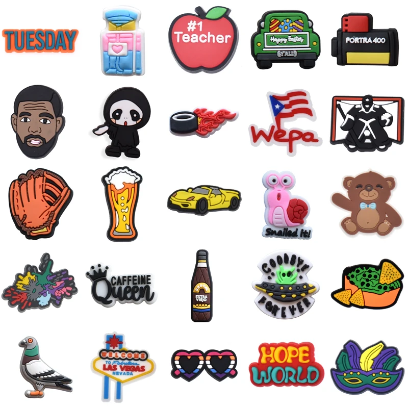 

Shoe Charms Decorations for Crocs Kids Gifts Shoes Accessories Wholesale Bulk Boy Women Charm Para Pins Packs Men Girl Set Jeans