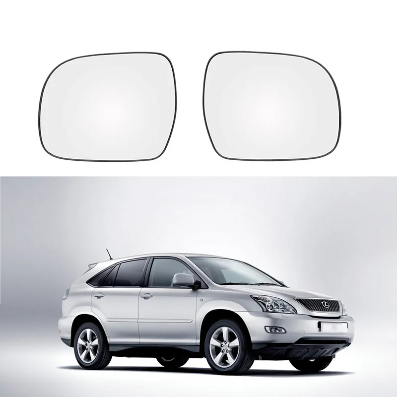 Для Lexus RX300 RX350 RX400 RX400H 2003-2008 Toyota Hilux 2005-2010 левое правое боковое зеркало, стекло с подогревом, пластина заднего вида