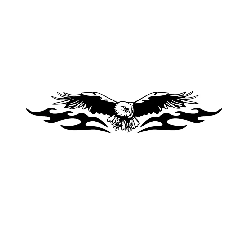 

Car Sticker Personality Bald Eagle Flying Car Window Bumper Decals Waterproof and Sunscreen PVC, 19CM*5CM