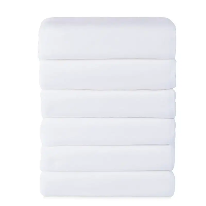 

Towel Set(6 Pack,27" x 55") Absorbent,Fast Drying Microfiber Towels for Bath,White