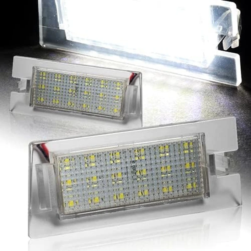 Автомобильный фонарь заднего хода с идентификационным номерным знаком белый