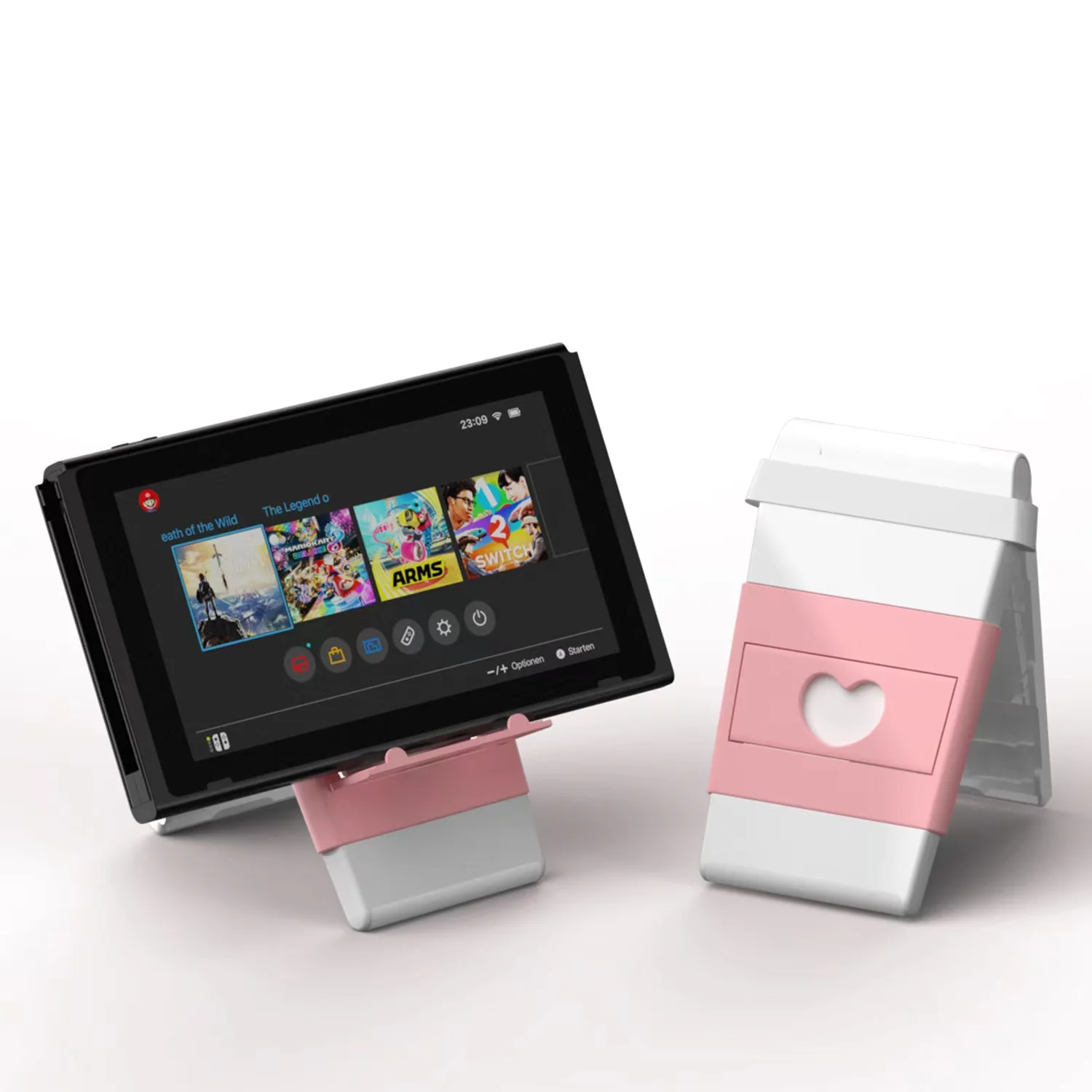 Портативная подставка для Nintendo Switch регулируемый кронштейн с игровой карточкой