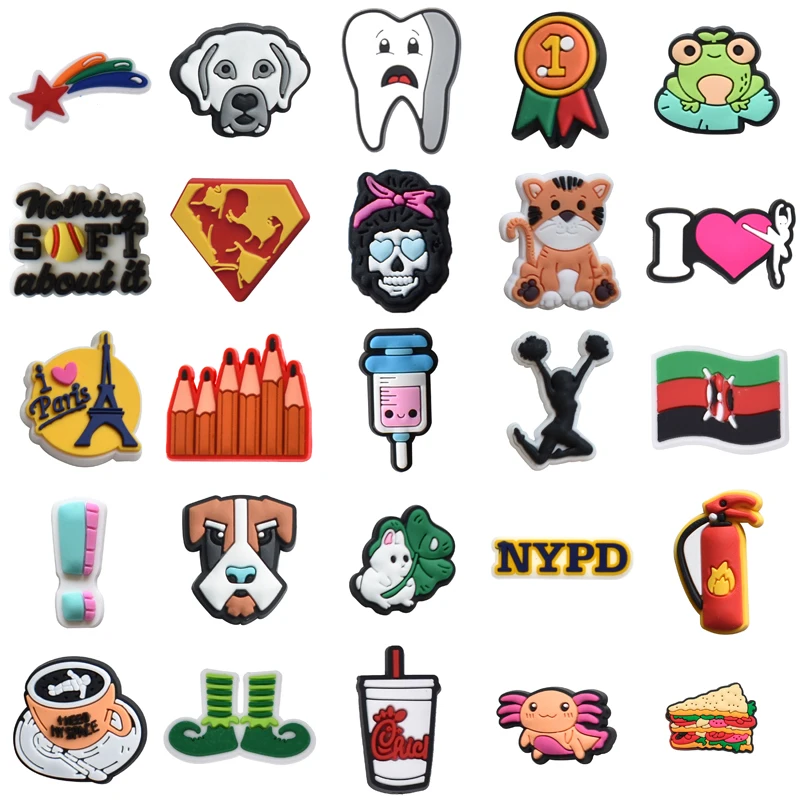 

Shoes Accessories Men Kids Packs Wholesale Bulk Para Pins Gifts Boy Women Charm Decorations for Crocs Set Jeans Girl Shoe Charms