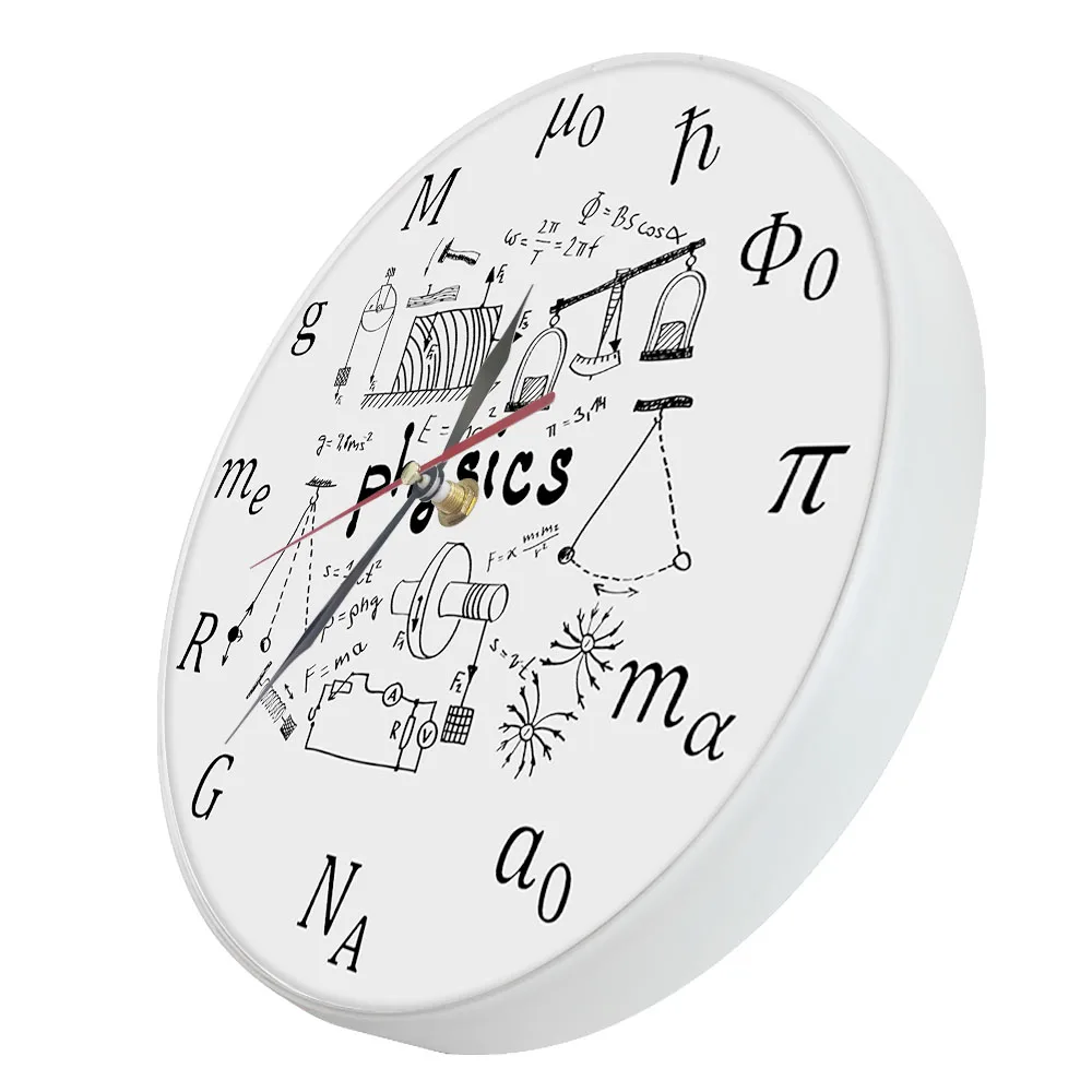 Научное искусство физика элементы и символы настенные часы математические