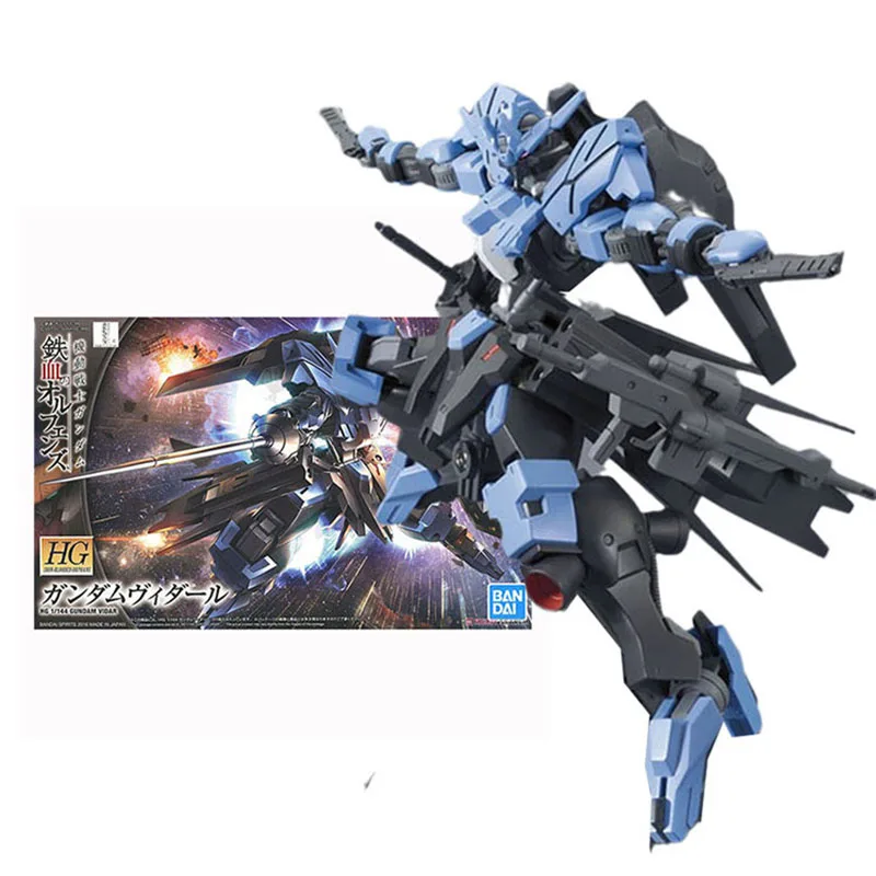 

Bandai Gunpla Action Figure Hg Ibo 027 1/144 Vidar Collection Gundam Model Kit Ornaments Anime Action Figure Toys For Children