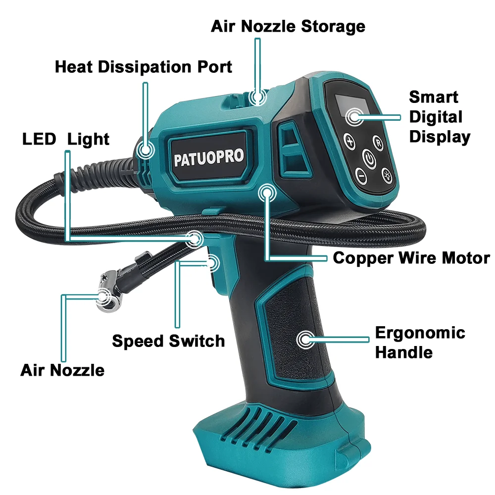 Автоматический беспроводной насос PATUOPRO 600 мм электрический воздушный ручной