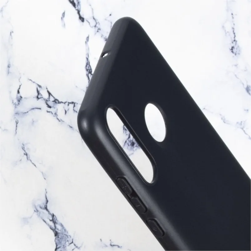 3 шт. Черный Защитный чехол для huawei p30 lite (mar-lx1a) 6 15 дюйма мягкий из ТПУ блестящий