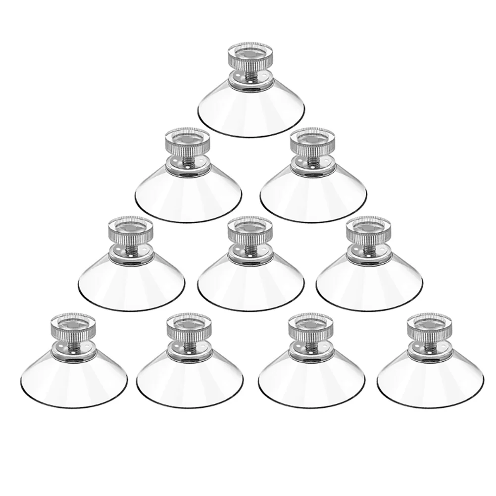 

10 Pcs Suction Cup Hooks Punch-free Suction Hooks Reusable Vacuum Hanger Hooks