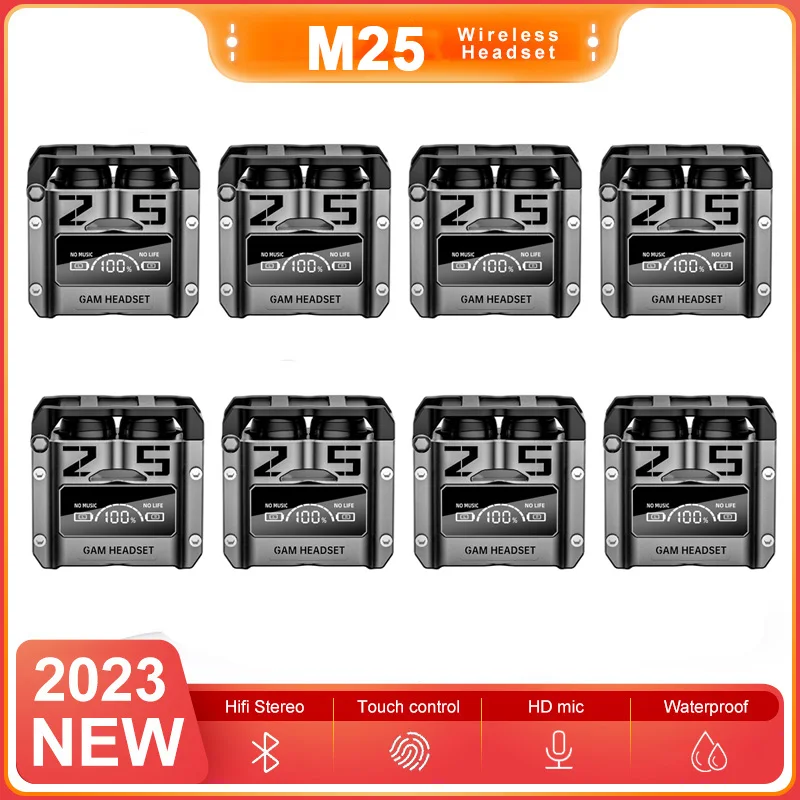 

Bluetooth-наушники M25, TWS, с микрофоном