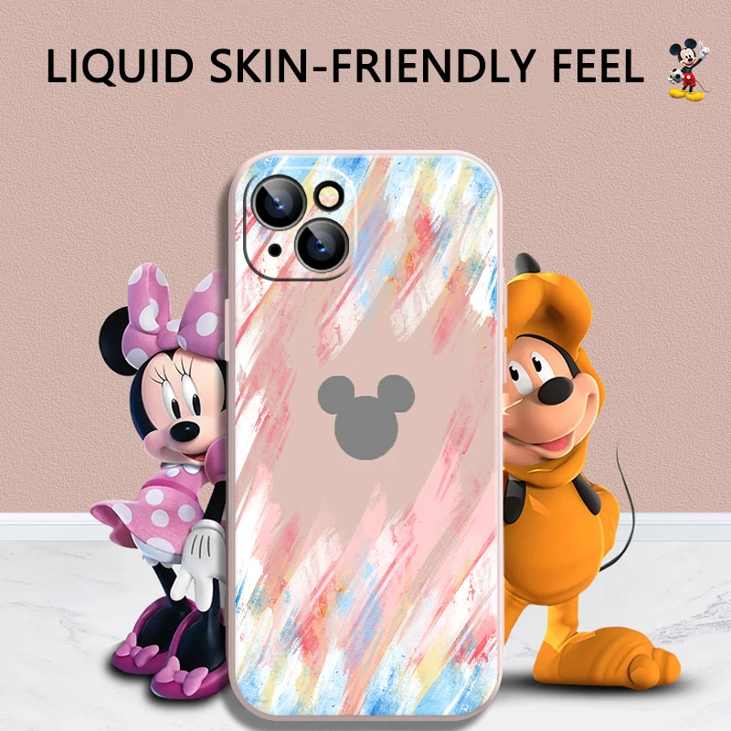 

Disney Mickey Aesthetic Phone Case For iPhone 11 12 13 Pro Max 12 13 Mini X XR XS Max 7 8 Plus 6S 6 Plus SE 2020 Silicone Cover