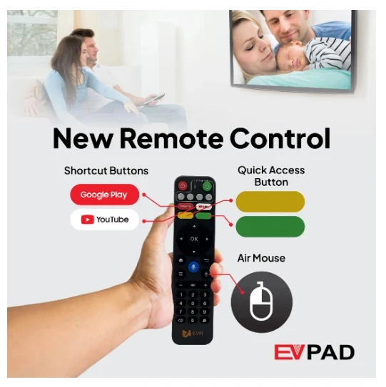 Фото [Подлинный] Новейший Evpad 11S 2025 Best Android12 Smart TV Box 8K UHD 2 ГБ 32 ГБ 1000M Ethernet Глобальный бестселлер PK Ubox Svicloud box №5