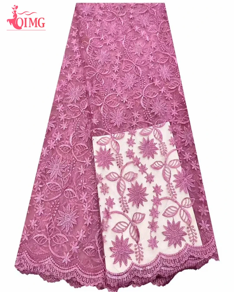 OIMG 2023 Высококачественная французская нигерийская кружевная ткань с вышивкой в