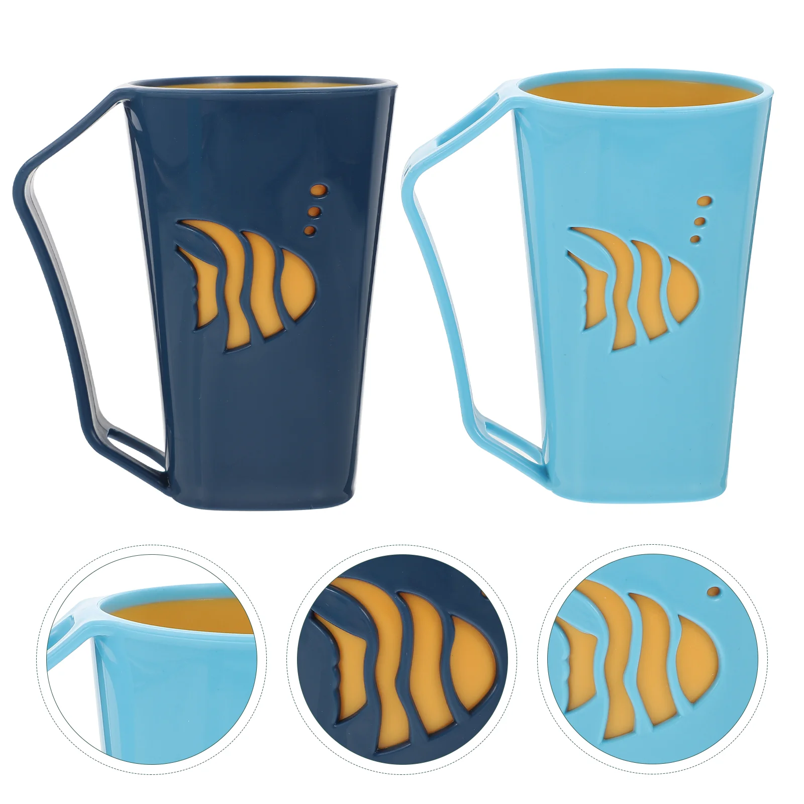 2 шт. чашки для полоскания рта держатели чашек зубных щеток чайные кружки очистка