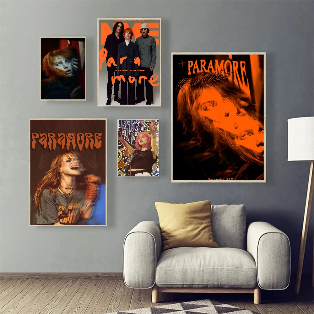 Винтажные аниме постеры Singer р-Парамор клейкие печатные плакаты из белой бумаги