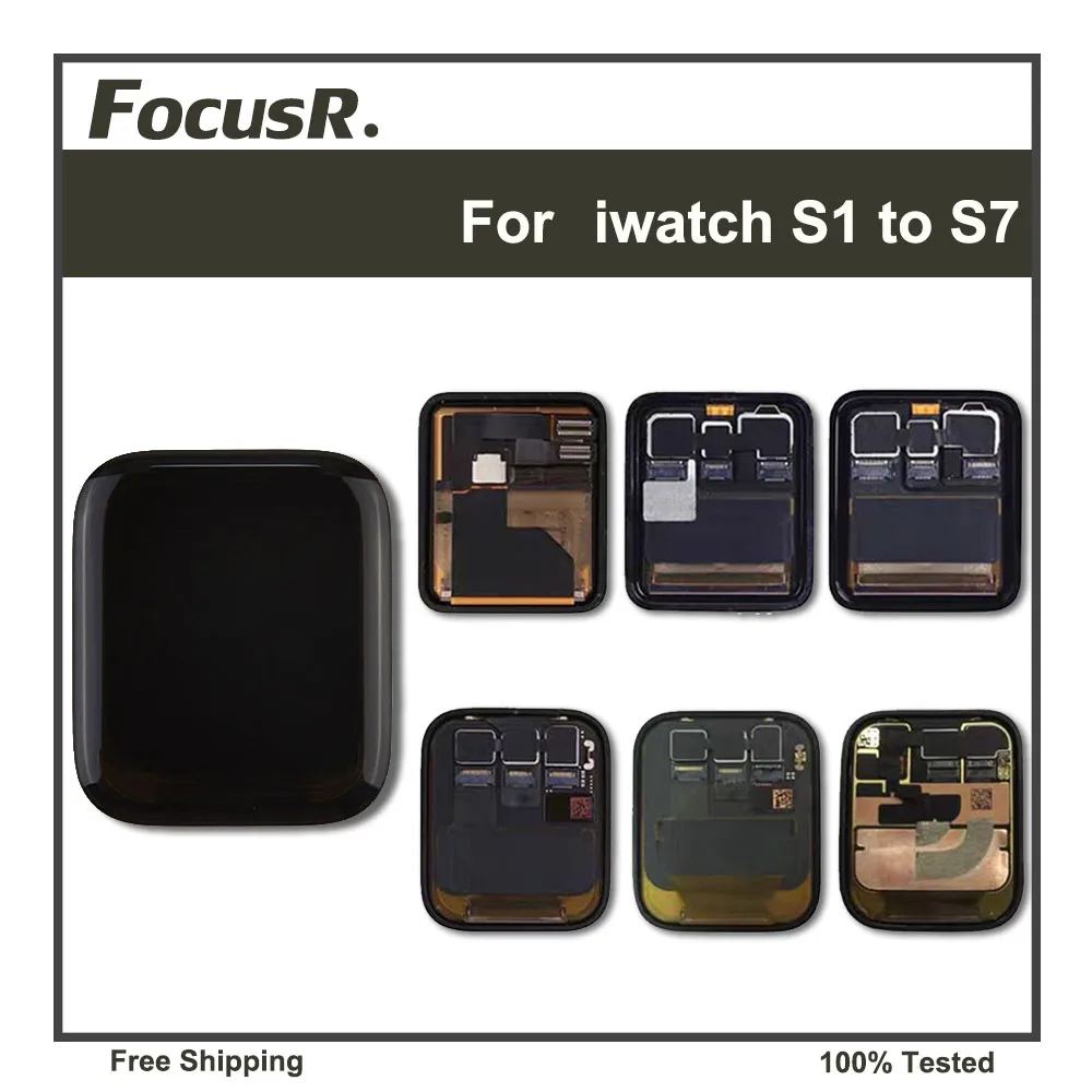 

LCD Screen for Apple Watch iWatch Series 1 2 3 4 5 6 SE 7 38mm 42mm 44mm Touch Screen OLED Display Digitizer Assembly