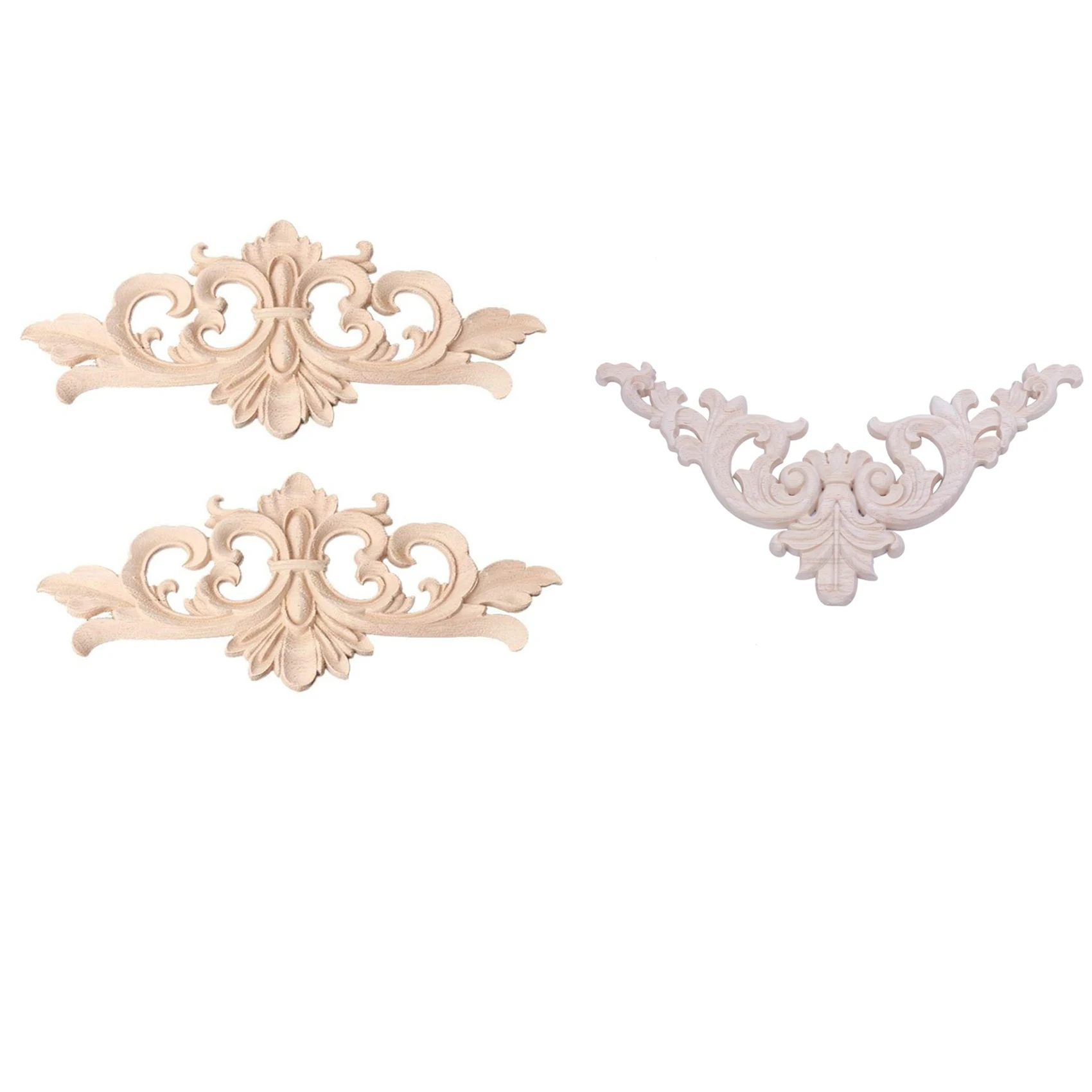 

1 шт., резная угловая аппликация из древесины дуба, 20 х20 см