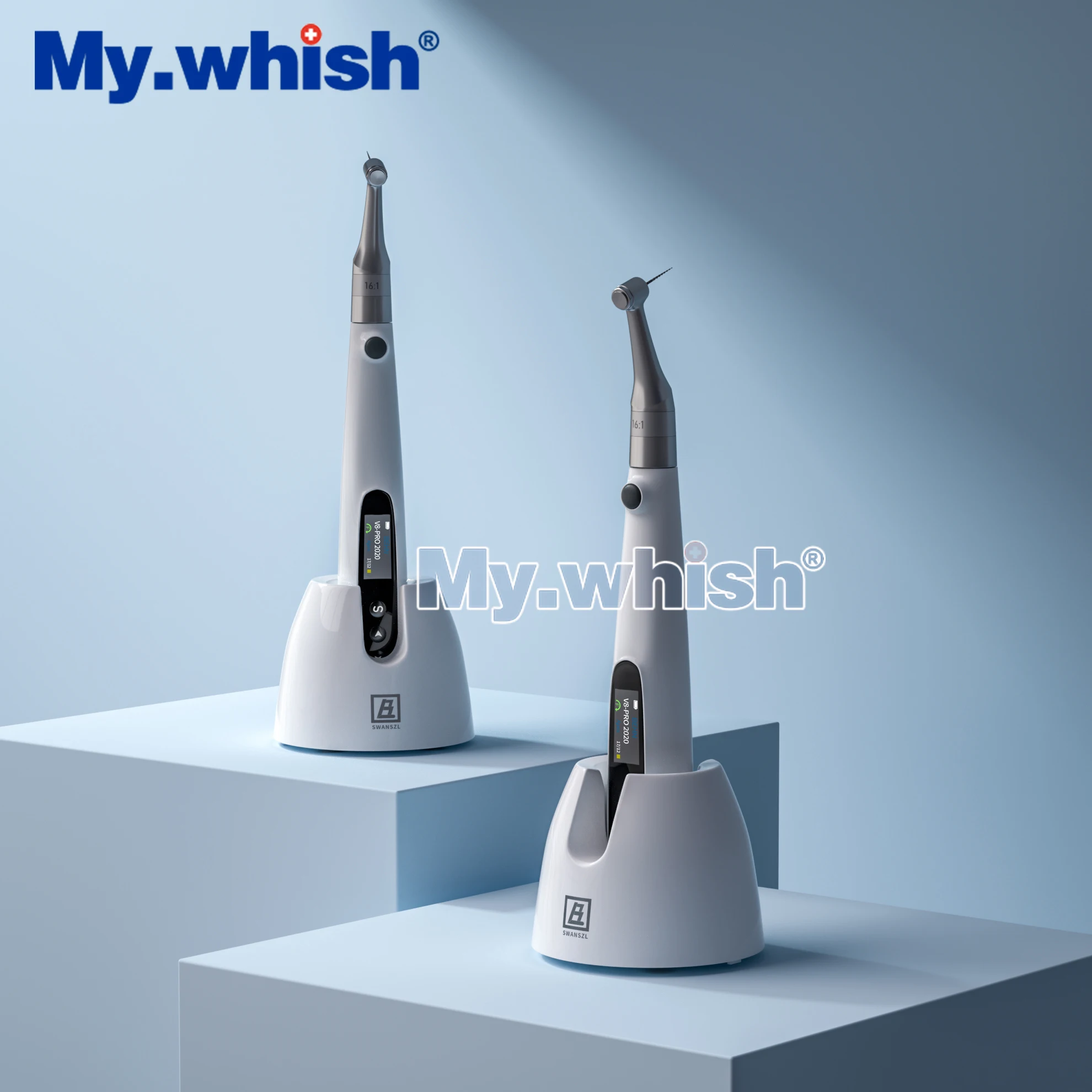 

Wireless Endomotor Mini 16:1 Reduction Contra Angle Endo Motor Endodontic Treatment Root Canal Therapy Instrument Dental Tools