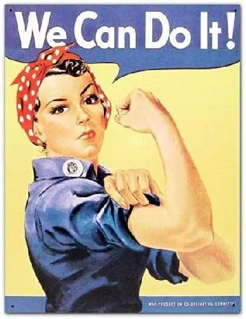 Rosie The Riveter We Can Do It WW2 военный Ретро винтажный стиль металлический жестяной знак