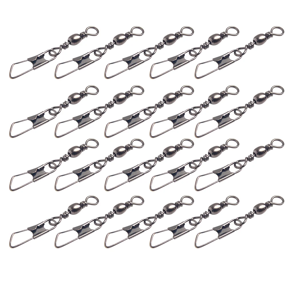 

Fishing Swivels with Snap Fishing Swivels Tackle Fishing Swivels with Snap Fishing Rolling Swivel Fishing Fishing accessories