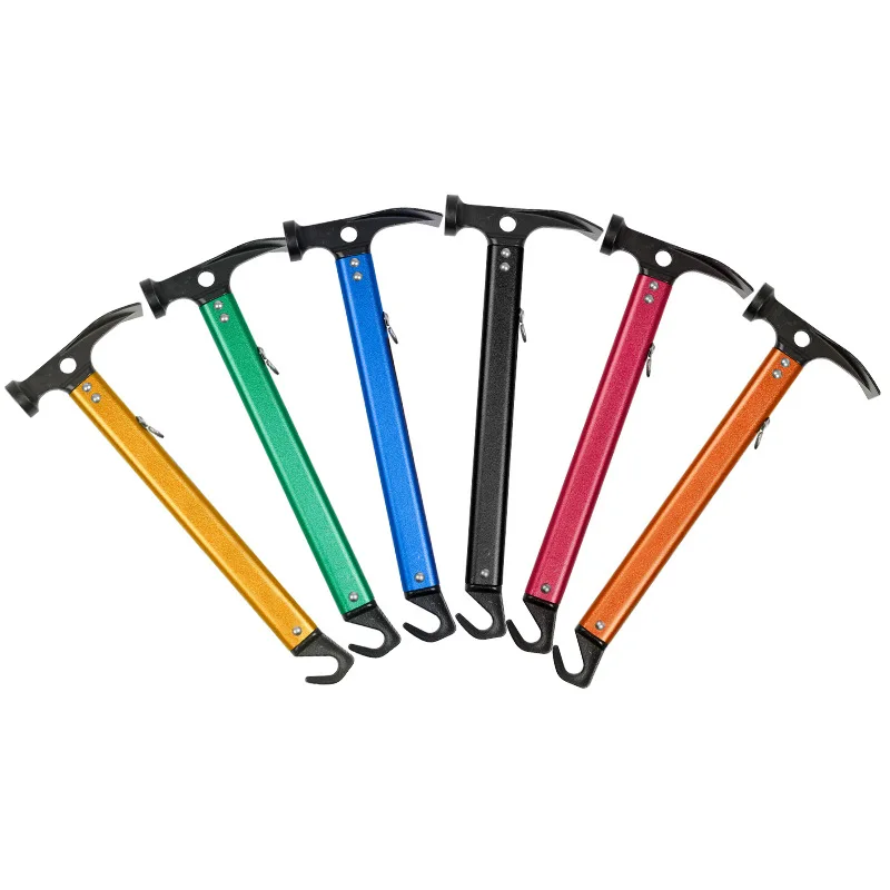 

Отдых на природе палатка гвоздь молоток алюминиевый молоток для снятия гвоздей многофункциональный молоток для горного туризма