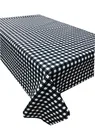 Zeren домашняя кубическая черная белая Беззаботная скатерть 160x300 см