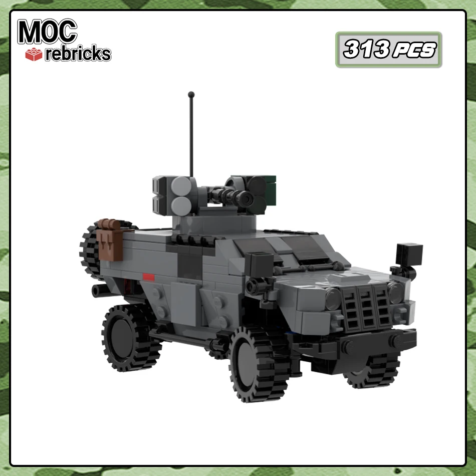 Военная серия VN4 разведчик автомобиль строительные блоки пехота боевой Модель