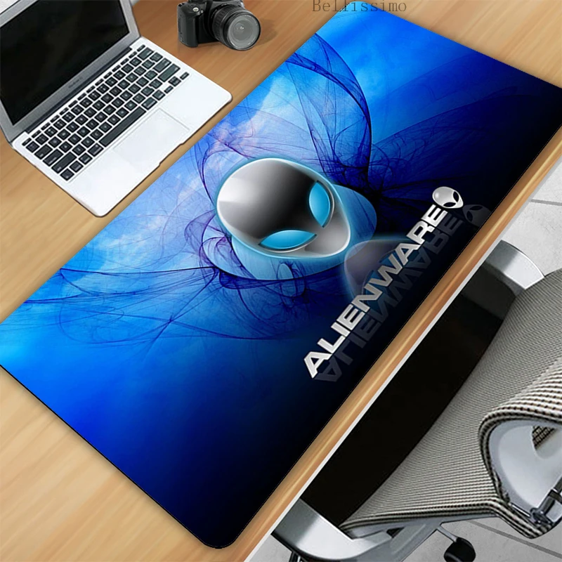 

Резиновый коврик Alienware Kawaii, коврик для мыши, аниме, игровой пк, Mausepad, геймерский большой коврик для клавиатуры, расширенные коврики, аксессуары для ноутбука