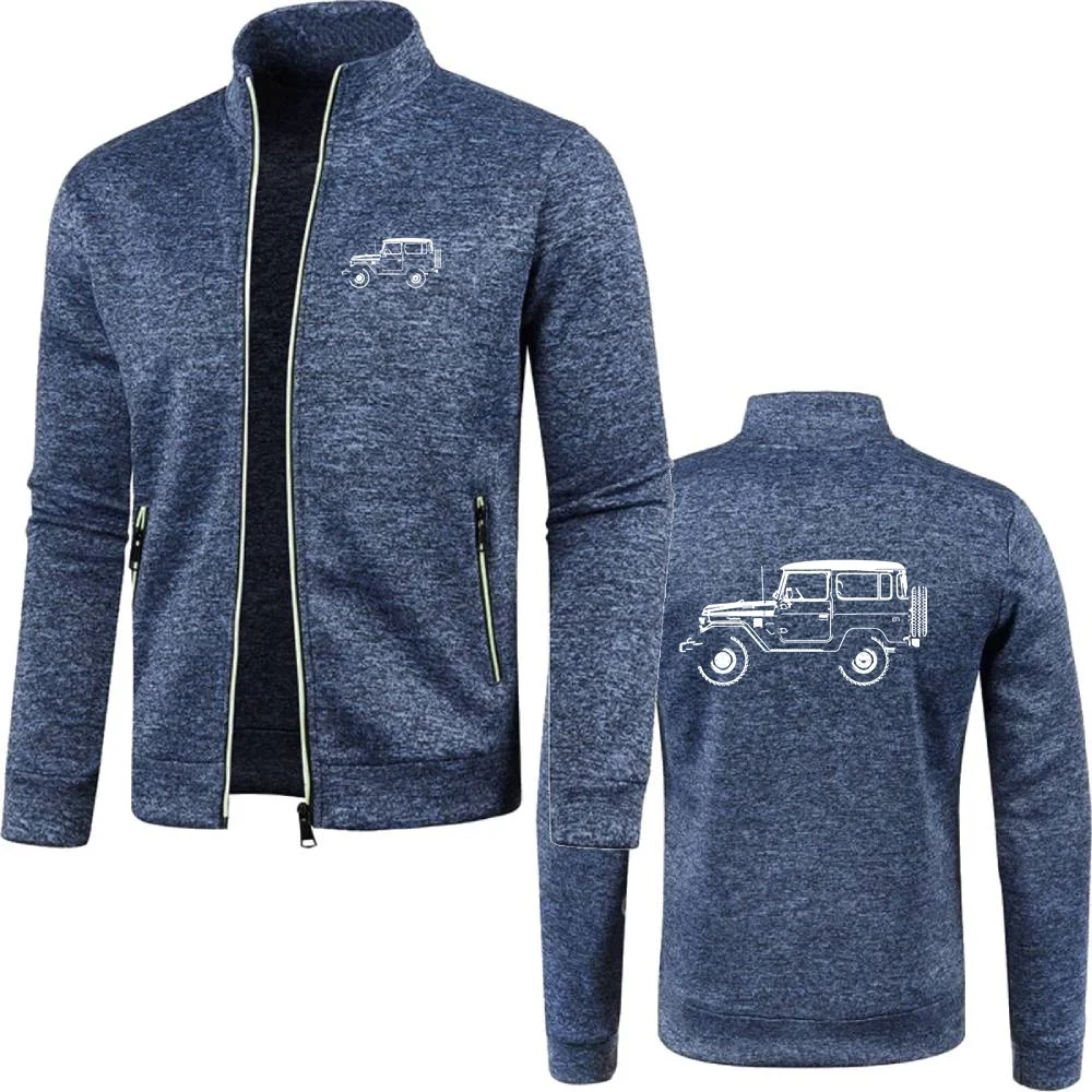 Мужские свитшоты куртки на молнии флисовый спортивный костюм Land Cruiser приключения