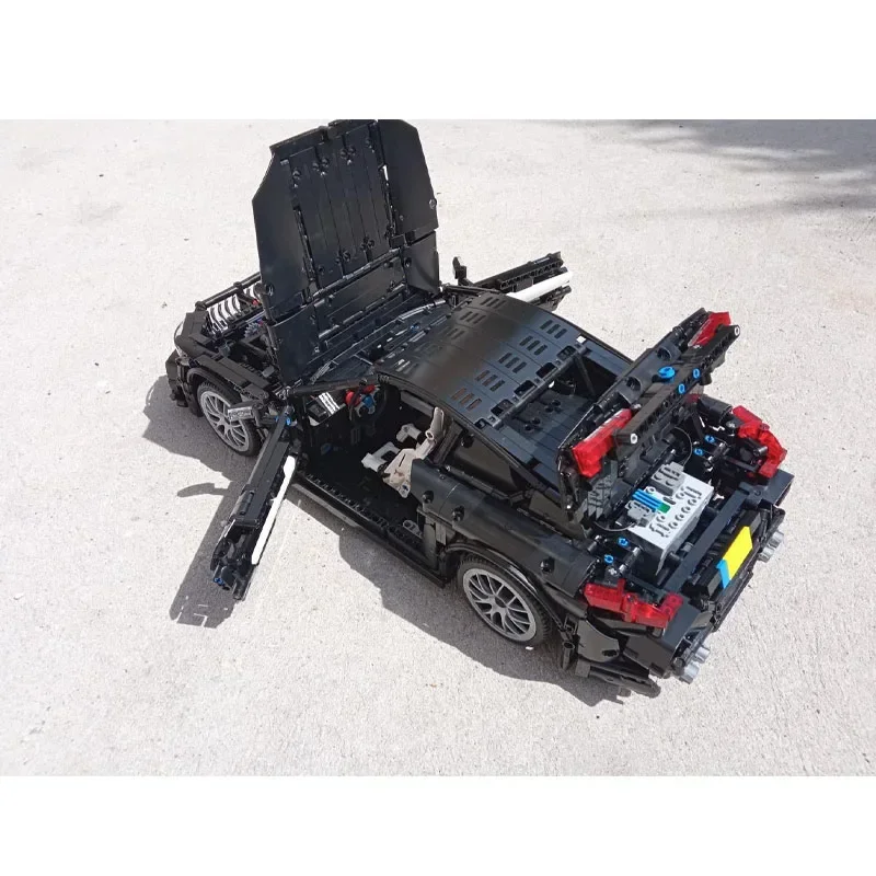 MOC- 103353 1:10 RC Super Racing сборка сращивание блоков MOC креативные строительные блоки