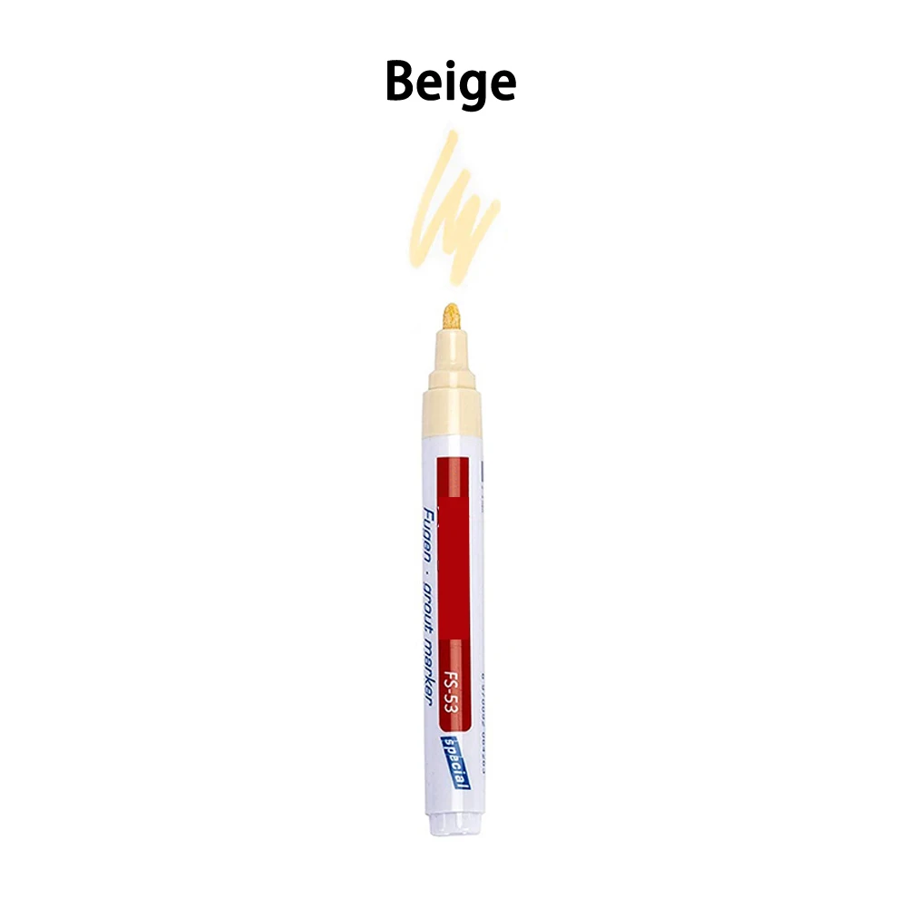 

Tile Gap Repair Color Pen Tile Refill Grout Pen Mouldproof Filling Agents For Effectively Cover Blemishes Scuffs Scratched Tile