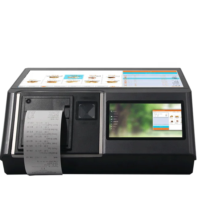 11,6-дюймовый12,5-дюймовый сенсорный экран AndroidWin POS-система Кассовый аппарат со встроенным LED8VFD220 Кассовые счетчики принтеров 5880 (art.: 3920cd076111b) - 3920cd076111b