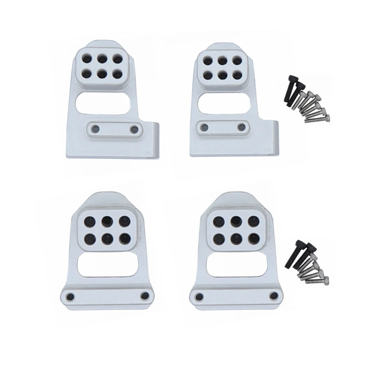 

4Pcs Metal Front and Rear Shock Mounts 9726 for TRX4M -4M 1/18 RC Crawler Car Upgrades Parts Accessories,3