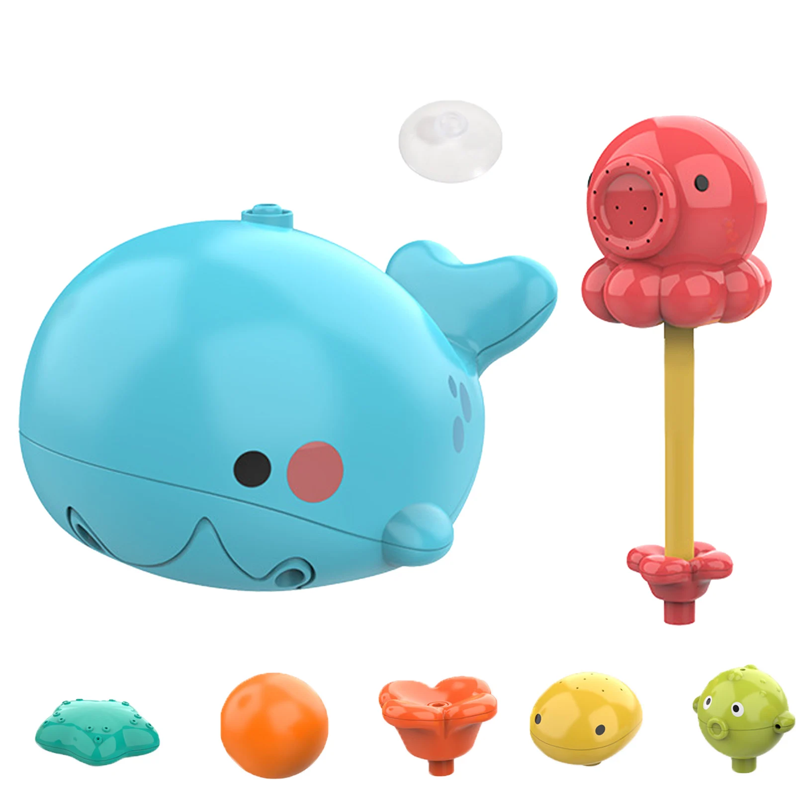

Baby Bath Shower Toy Infant Bath Toy With Shower & Floating Whale Electric Kids Water Spray Sprinkler Float Whale Toys For