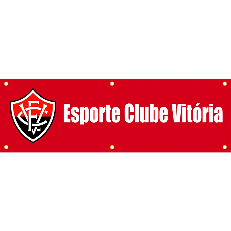 

Esporte Clube Vitória Banner Free Shipping Customize Football Club Flags Yellow 1.5*5ft (45*150cm) Custom Advertising Flag