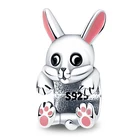 Подвеска из серебра 100% пробы в виде морского сердца, 3 мм