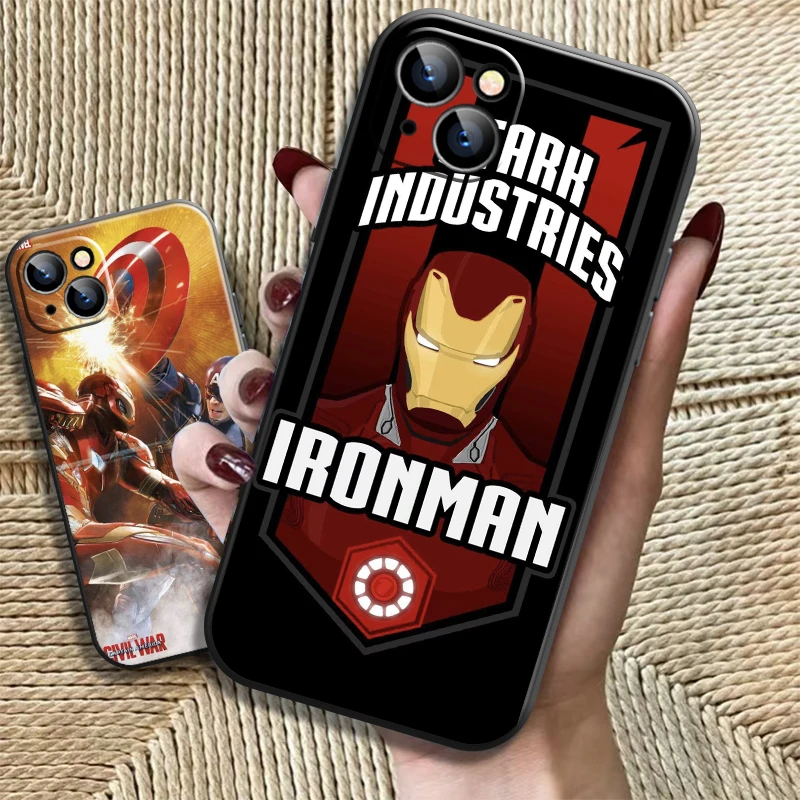 

Marvel Avengers Iron Man For iPhone 13 12 11 Pro Max 13 12 Mini 5 5s 6 6S 7 8 Plus X XR XS Max Phone Case Carcasa Soft