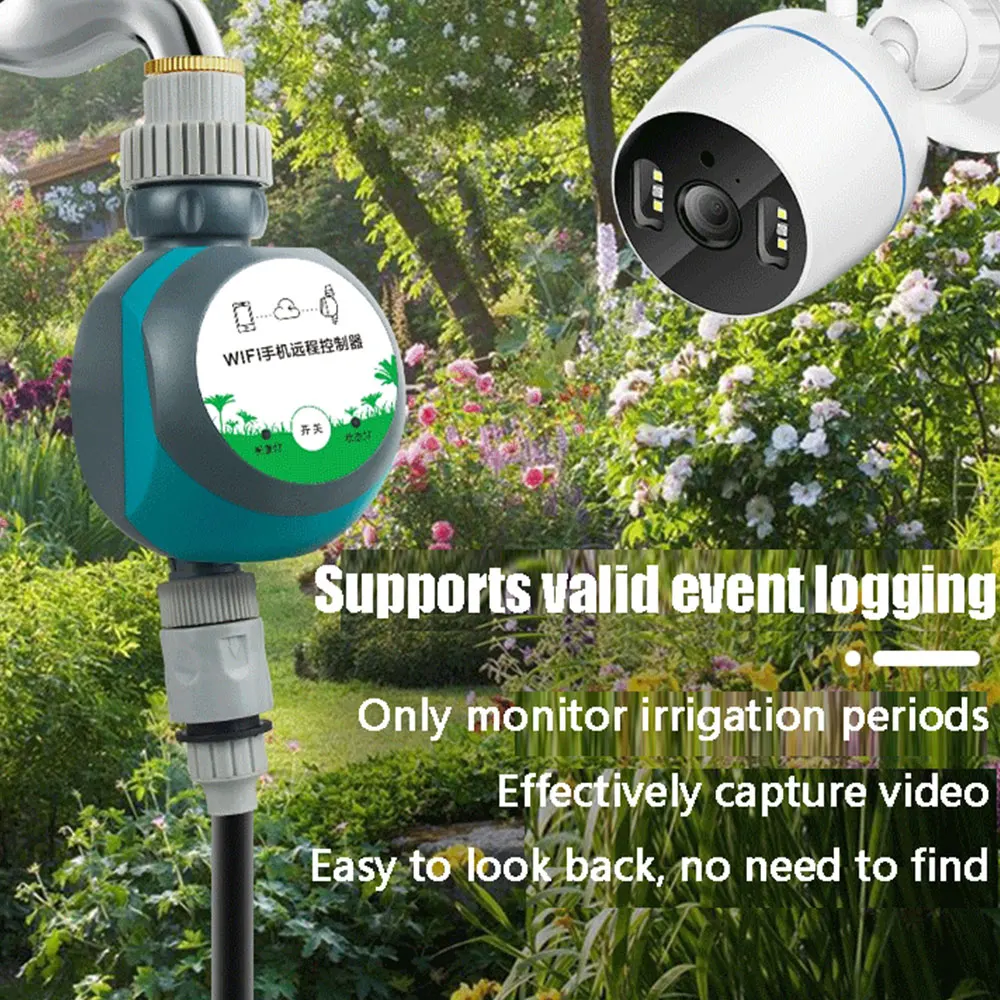 Tuya Drip Irrigation System Wifi Automatic Watering Timer Watering Valve Garden Wifi Smart Watering Work With Alexa Google