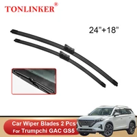 tonlinker car front windscreen wiper blades for trumpchi gac gs5 2019 2020 2021 2022 car accessories wiper blade brushes cutter