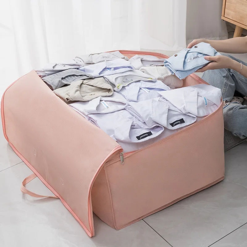 

Большой органайзер для хранения багажа, нетканый органайзер для одеял, сумка для мелочей, Упаковочная Сумка для одеял, сумка для хранения одежды в спальне