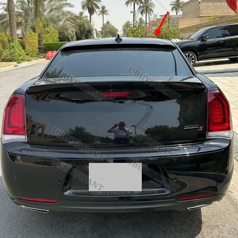 Для Chrysler 300 300c 2011-2018 Высокое качество ABS пластик заднее крыло крыша задняя коробка украшенный спойлер (art.: 3920d32daaa0b) - 3920d32daaa0b