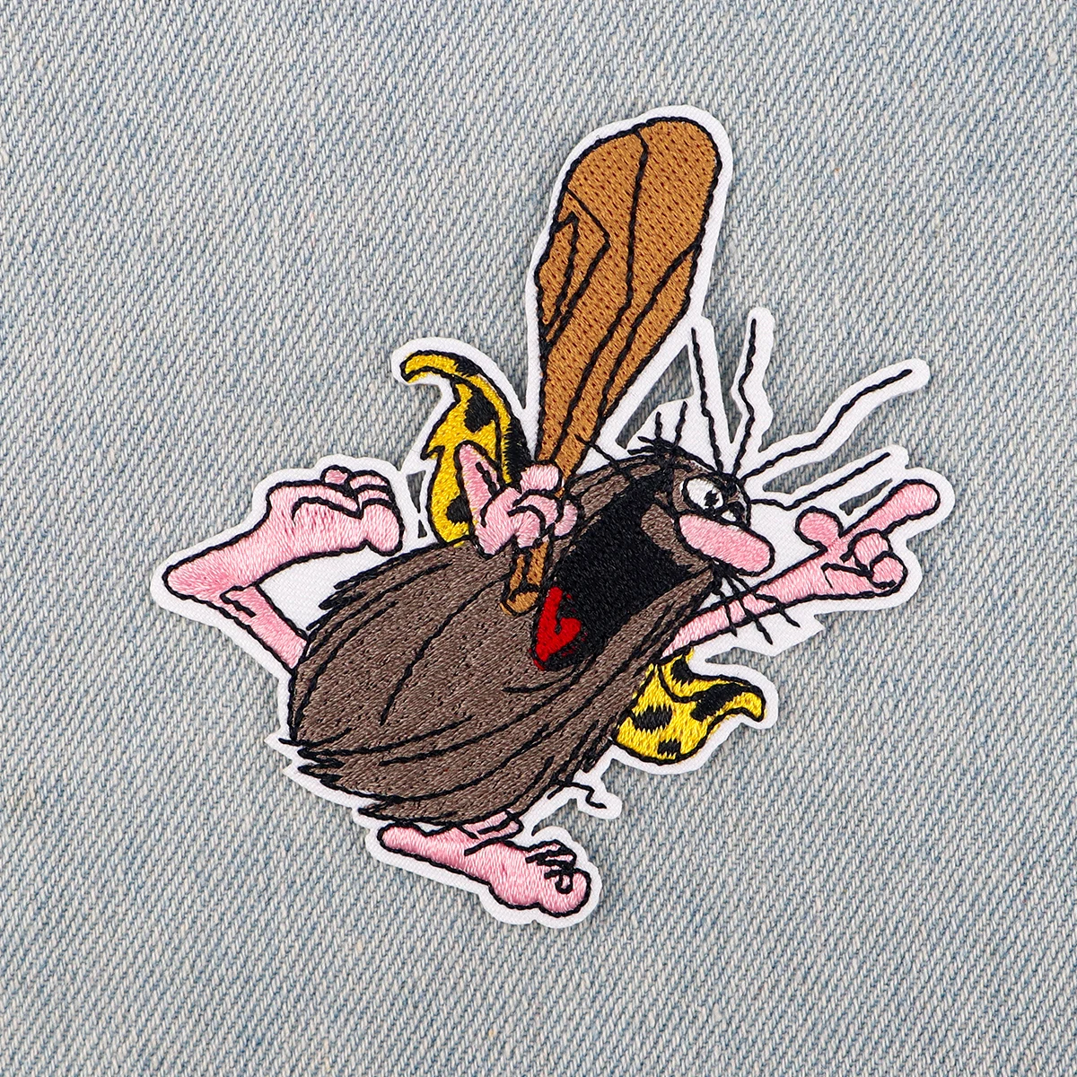 Универсальные Мультяшные вышитые нашивки для детей школьная одежда наклейки на