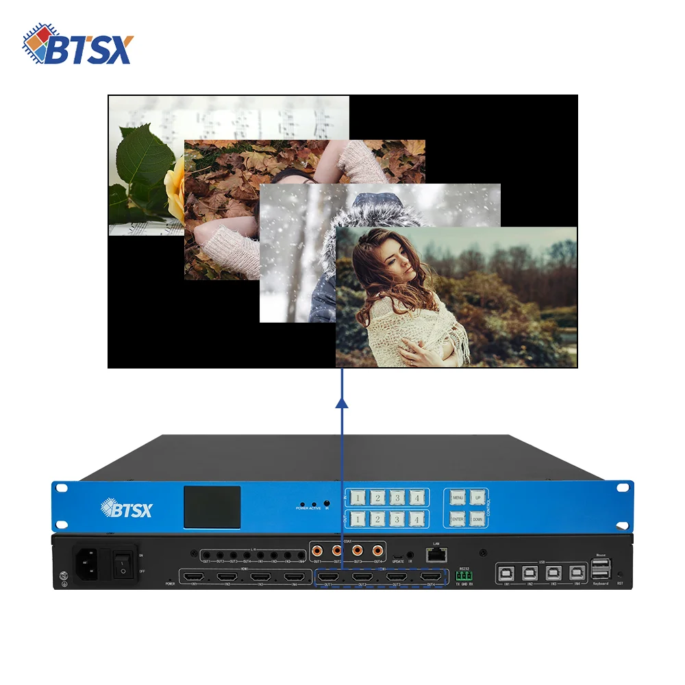 Контроллер видеостены 4K60 с бесшовной матричной обработкой для командных центров, мультиэкранного мониторинга, систем безопасности и конференц-залов (art.: 3920dbc260aec) - 3920dbc260aec