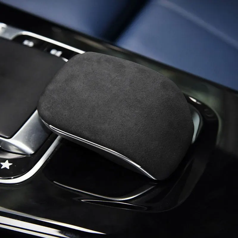 

Center Console Armrest Gear Shift Knob Suede ABS Trim Cover Sticker For Mercedes Benz W177 V177 C118 W118 X118 A CLA Class AMG
